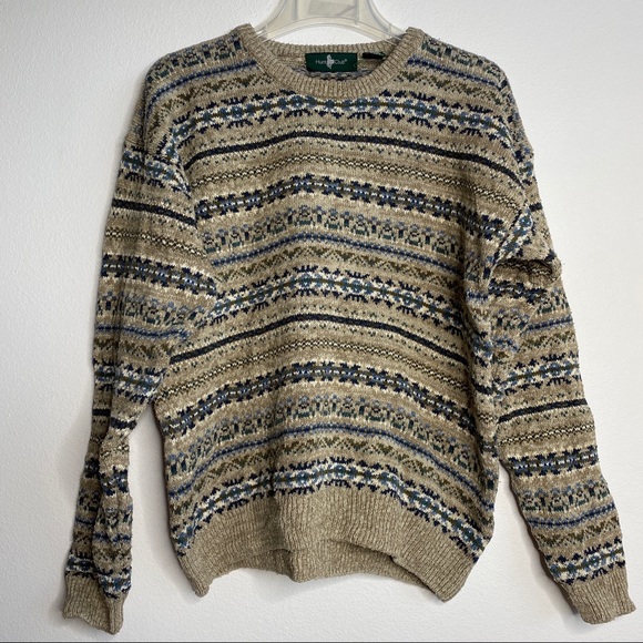 Hunt Club Fair Isle Vintage Silk Blend 